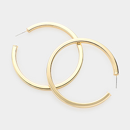 Metal Hoop Earrings