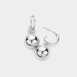 Metal Ball Dangle Earrings