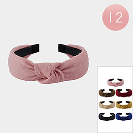 12PCS - Fabric Knot Headbands