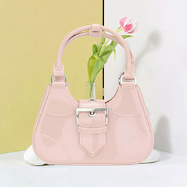 Buckle Pointed Jelly Shoulder Bag / Hand Bag