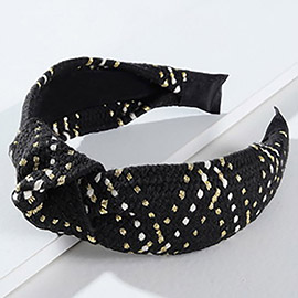 Fabric Knot Centered Headband