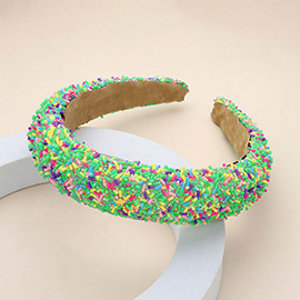 Sprinkle Beaded Headband