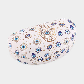 Hamsa Hand Pointed Evil Eye Printed Sunglasses / Eye Glasses Case