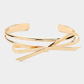 Metal Bow Cuff Bracelet