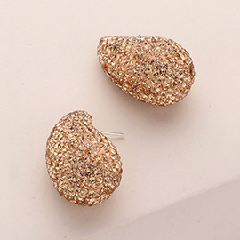 Bling Studded Teardrop Earrings