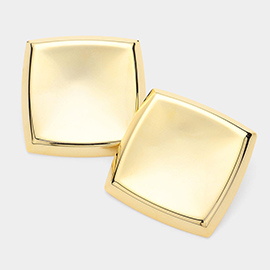 Metal Square Earrings