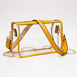 Clear Rectangle Crossbody Bag