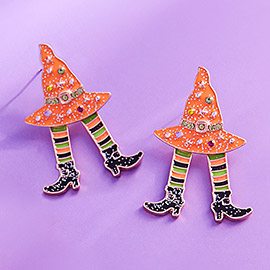 Enamel With Legs Earrings