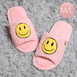Smile Face Pointed Soft Home Indoor Floor Slippers