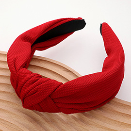 Plain Knot Pointed Headband