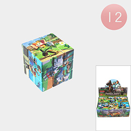 12PCS - Minecraft Magic Cube Toys