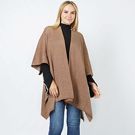 Rulex Knit Ruana Vest Poncho