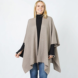 Rulex Knit Ruana Vest Poncho