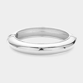 Metal Hinged Bangle Bracelet