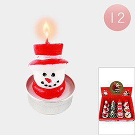 12PCS - Christmas Candle