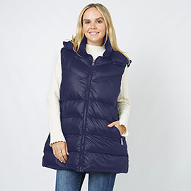 Padded Hoodie Vest