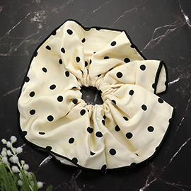 Polka Dot Scrunchie Hairband