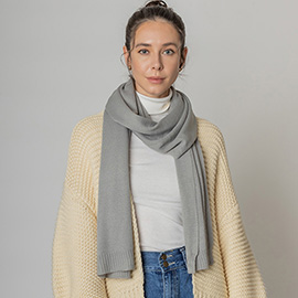 Solid Knit Scarf