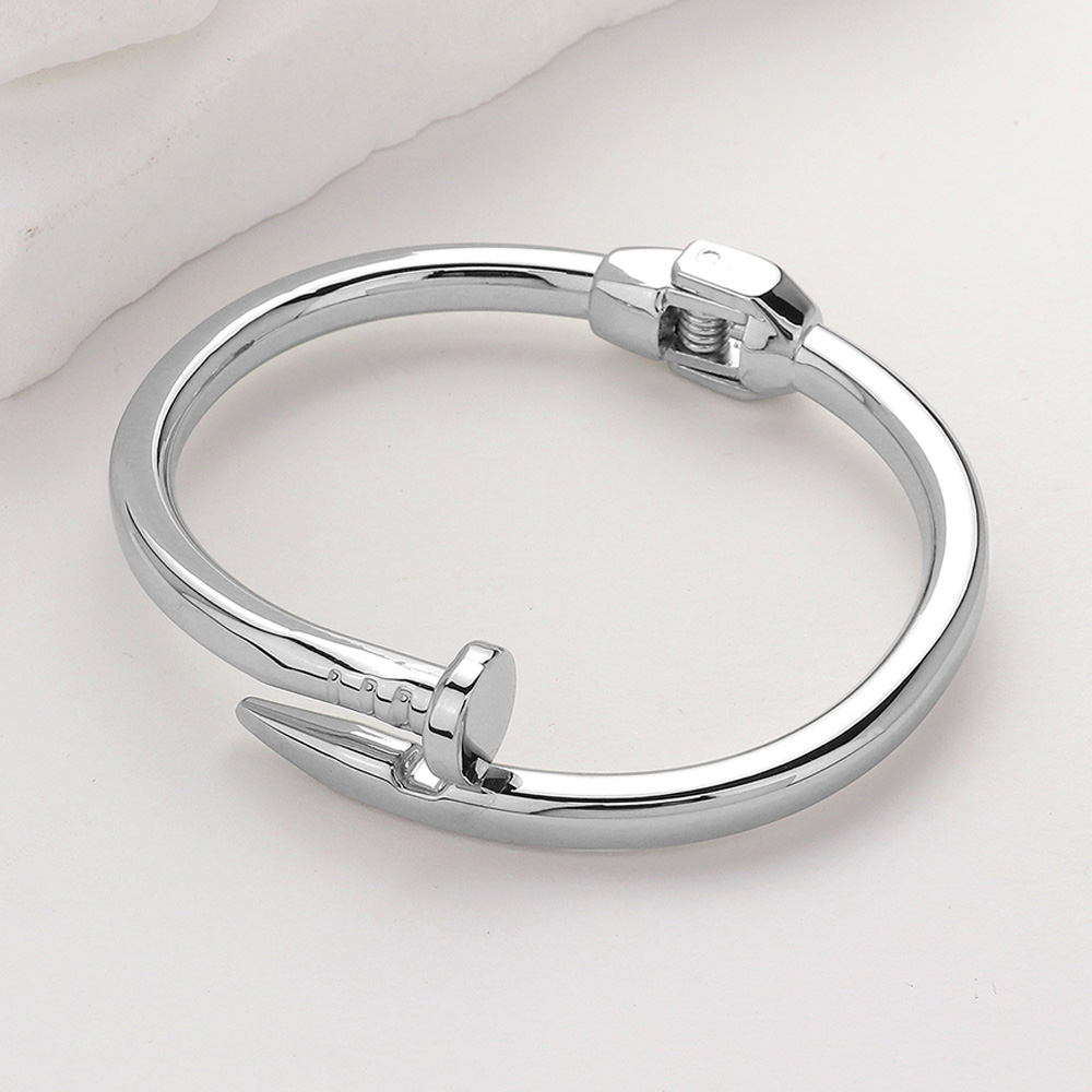 Metal Nail Hinged Bracelet