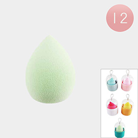 12PCS - Makeup Sponge with a Case