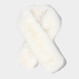 Faux Fur Fluffy Scarf