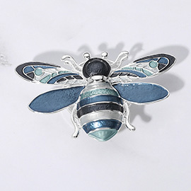 Colored Metal Honey Bee Magnetic Brooch