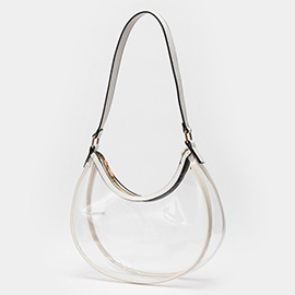 Transparent Shoulder Hobo Bag