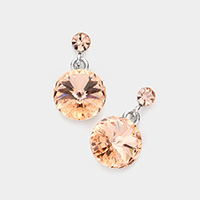 Genuine Crystal Drop Earrings