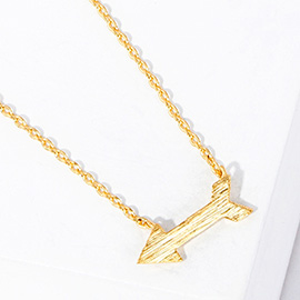 Arrow Metal Pendant Necklaces