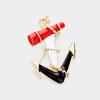 Anchor Pin Brooch 