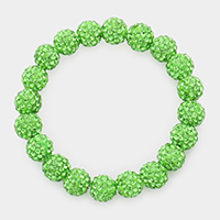 Shamballa Ball Stretch Bracelet