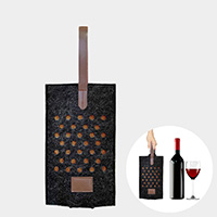 Felt Wine Gift Bag