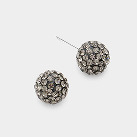 Shamballa Ball Stud Earrings