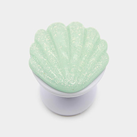 Glittered Shell Adhesive Phone Grip and Stand