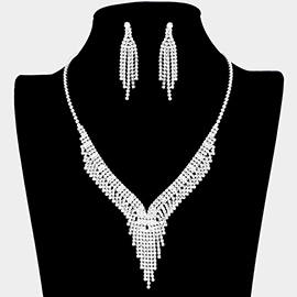 Rhinestone Pave Necklace