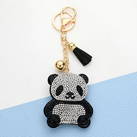 Bling Panda Keychain