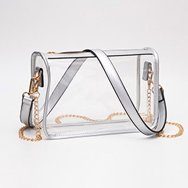 Clear Rectangle Crossbody Bag