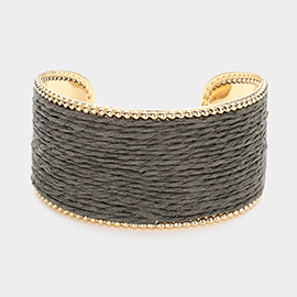 Raffia Cuff Bracelet