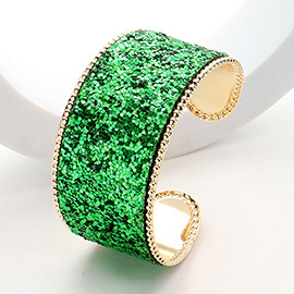 Sparkly Glittered Cuff Bracelet