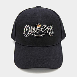 Bling Queen Message Pointed Baseball Cap