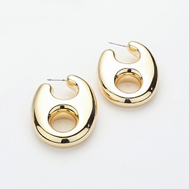 Mariner Link Hoop Earrings