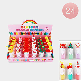 24PCS - Christmas Highlighter Marker