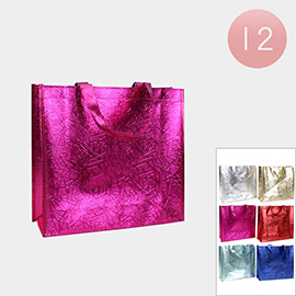 12PCS - Metallic Gift Bags