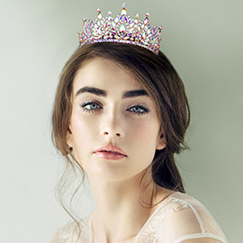 Marquise Stone Embellished Queen Tiara