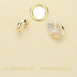 18K Gold Filled Mini Hoop Earrings