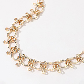 Hardware Chain Choker Necklace