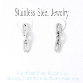 Stainless Steel Chain Earrings