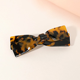 Celluloid Acetate Bow Barrette