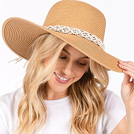 Braided Strap Straw Sun Hat