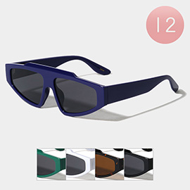 12PCS - Retro Style Frame Wayfarer Sunglasses